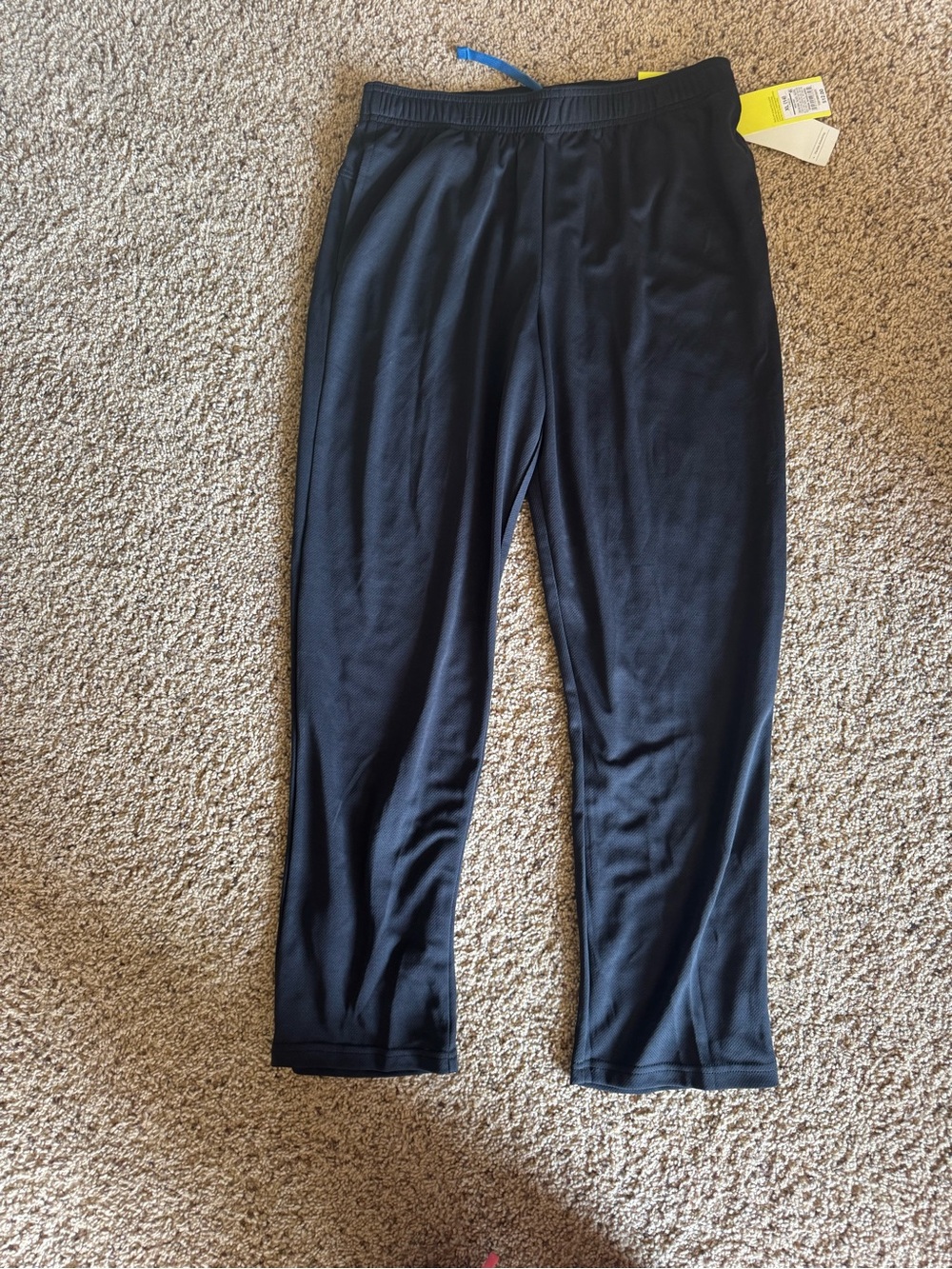 All In Motion Mid-rise Black Athletic Drawstring Pant